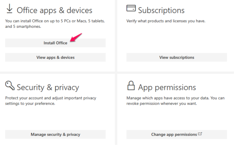 How to install Microsoft 365 Apps via office portal - Oryon Knowledge Base